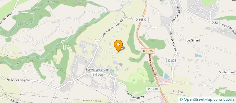 localisation de l'entreprise SCI DU FLAVAY  FAVERGES-DE-LA-TOUR