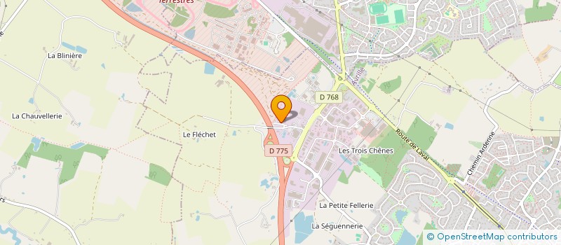 localisation de l'entreprise SCI DU FLECHET à AVRILLE