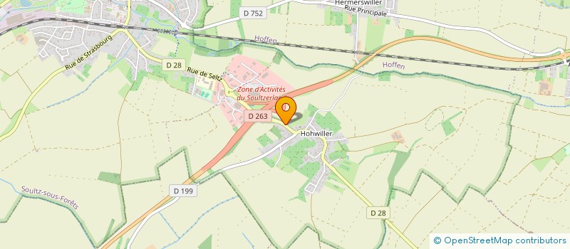 localisation de l'entreprise SCI DU FLECKENSTEIN  RETSCHWILLER