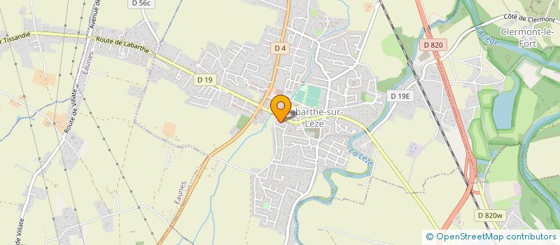localisation de l'entreprise SCI DU FLEURIAT à LABARTHE-SUR-LEZE
