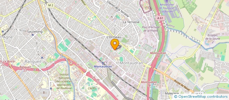 localisation de l'entreprise SCI DU FLEUVE  TOULOUSE