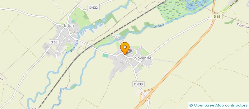 localisation de l'entreprise SCI DU FLOCON  HOUSSET