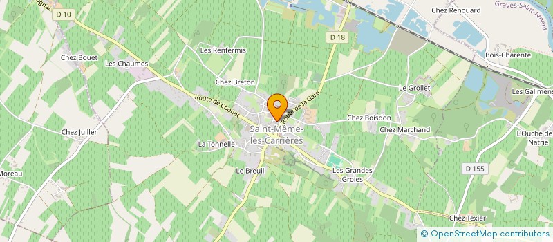 localisation de l'entreprise SCI DU FLORAMA à SAINT-MEME-LES-CARRIERES