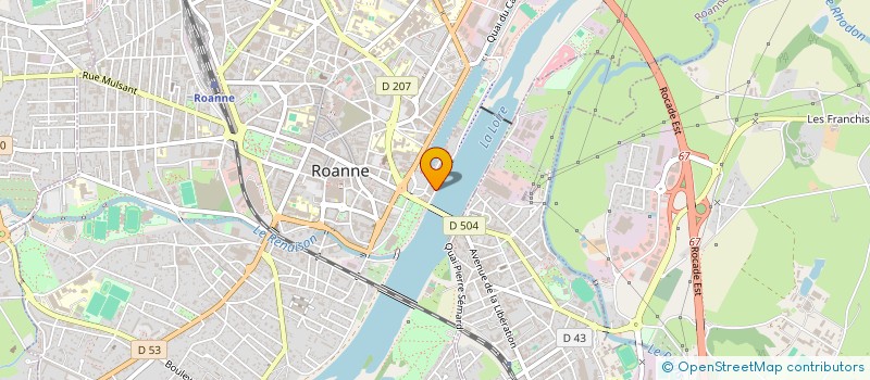 localisation de l'entreprise SCI DU FOIE  ROANNE