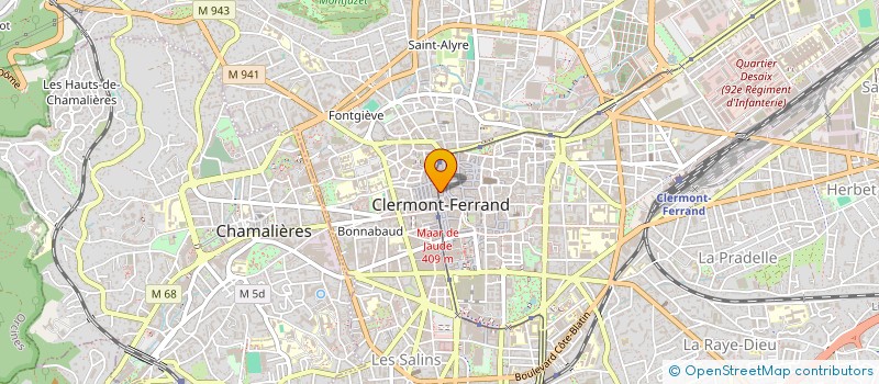 localisation de l'entreprise SCI DU FOIRAIL  CLERMONT-FERRAND