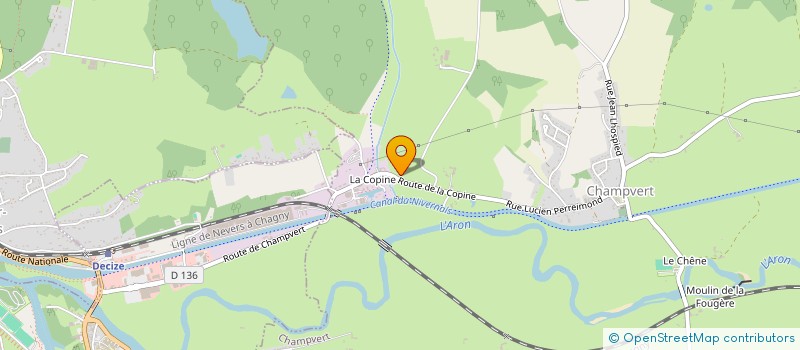 localisation de l'entreprise SCI DU FOLIN à CHAMPVERT