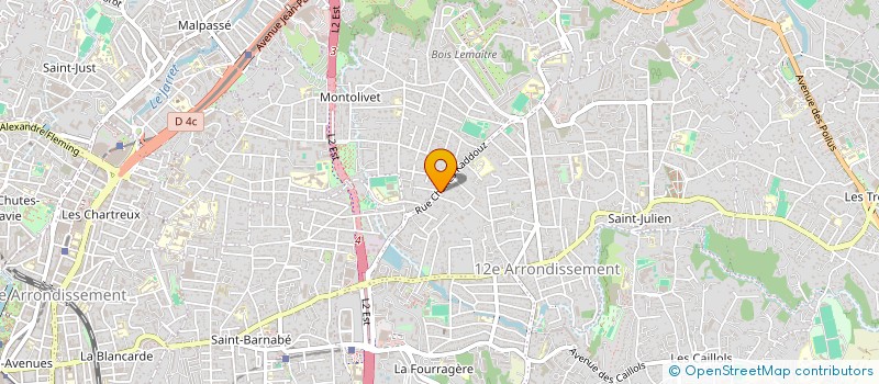 localisation de l'entreprise SCI DU FOND D'AURELLE à MARSEILLE