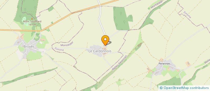localisation de l'entreprise SCI DU FOND DE JUSTICE  LE CARDONNOIS