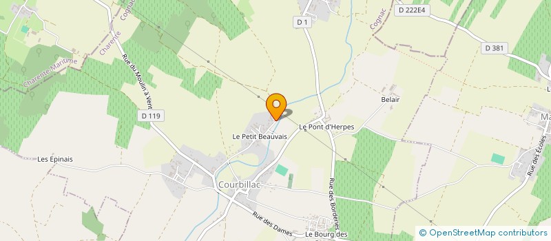 localisation de l'entreprise SCI DU FOND DES MARAIS  LES METAIRIES