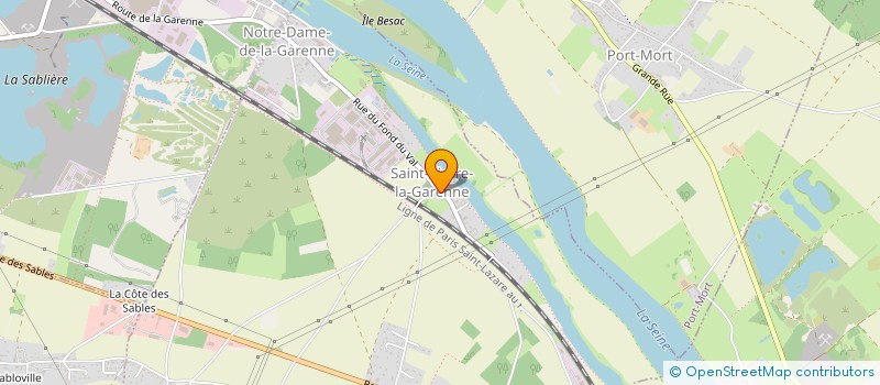 localisation de l'entreprise SCI DU FOND DU VAL  SAINT-PIERRE-LA-GARENNE