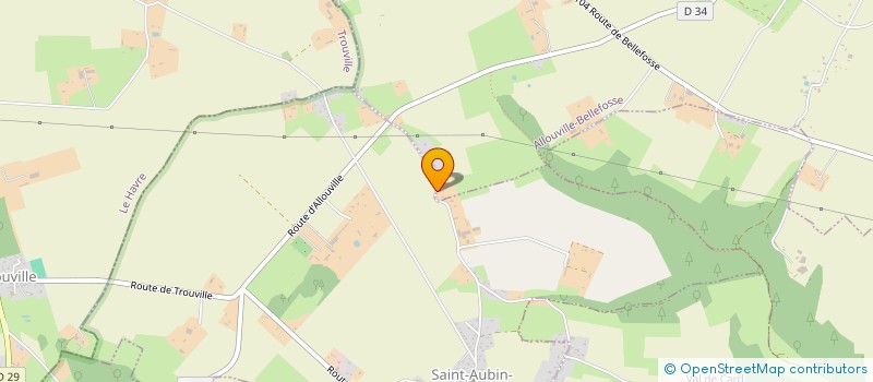localisation de l'entreprise SCI DU FOND HALLOT  ALLOUVILLE-BELLEFOSSE