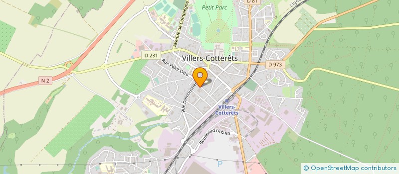 localisation de l'entreprise SCI DU FOND RIMBERT à VILLERS-COTTERETS