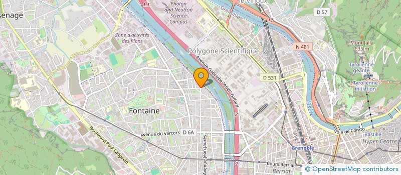 localisation de l'entreprise SCI DU FONDOIR SAUNIER à FONTAINE