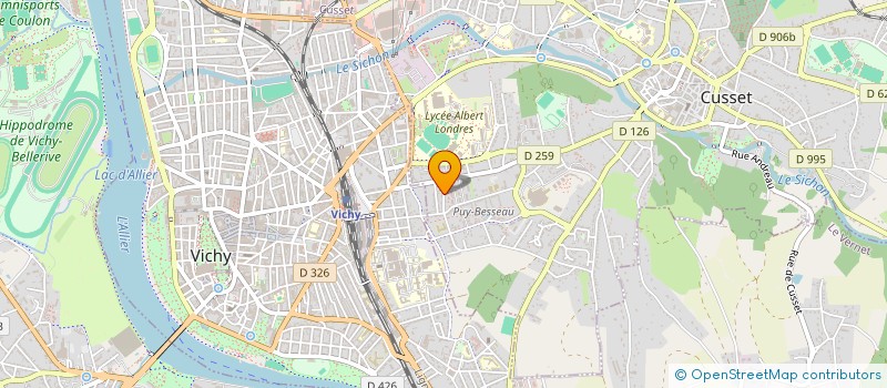 localisation de l'entreprise SCI DU FONDS DE HAUTE AVESNES à CUSSET