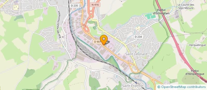 localisation de l'entreprise SCI DU FONDS DE RECQUES à SAINT-LEONARD