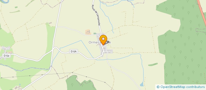 localisation de l'entreprise SCI DU FONTENAT  ORMES-ET-VILLE