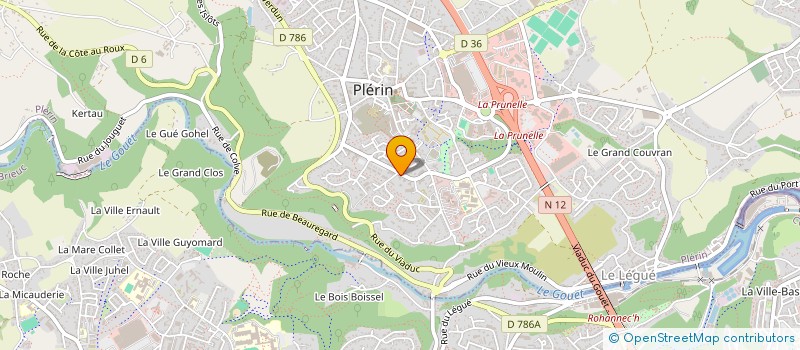 localisation de l'entreprise SCI DU FORBAN  PLERIN