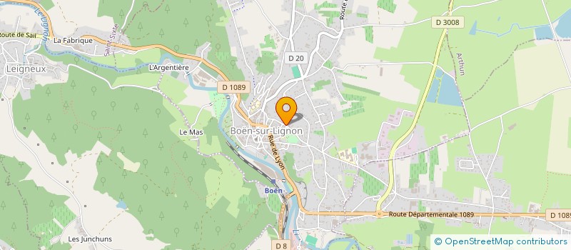 localisation de l'entreprise SCI DU FOREZ  BOEN-SUR-LIGNON