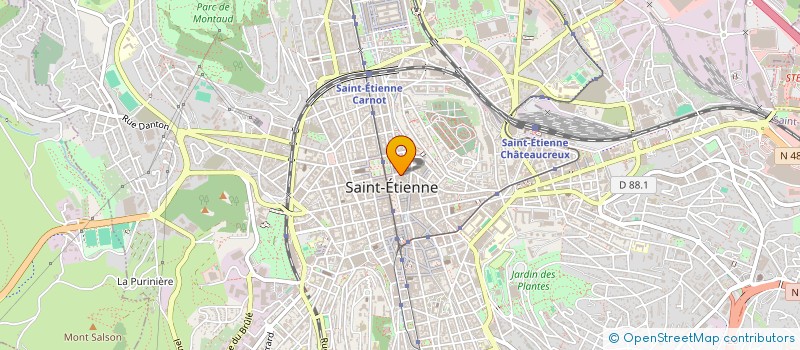 localisation de l'entreprise SCI DU FOREZ HAUT  SAINT-ETIENNE