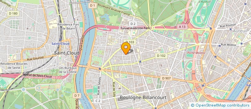 localisation de l'entreprise SCI DU FORISANT à BOULOGNE-BILLANCOURT