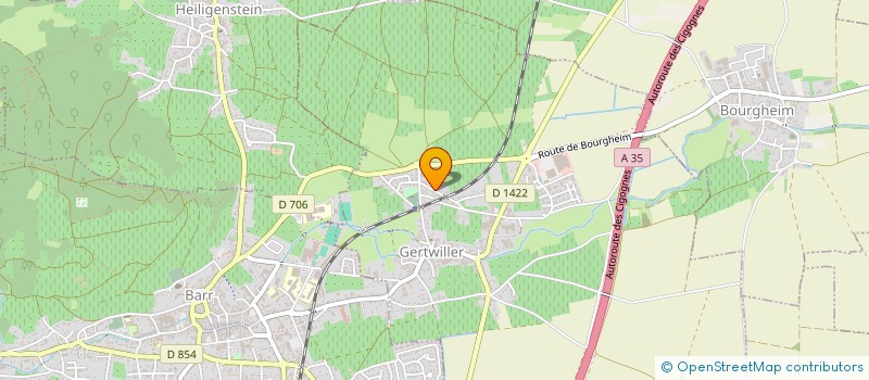 localisation de l'entreprise SCI DU FORST  GERTWILLER