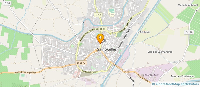 localisation de l'entreprise SCI DU FORT à SAINT-GILLES