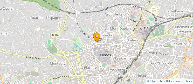 localisation de l'entreprise SCI DU FORT à NIMES