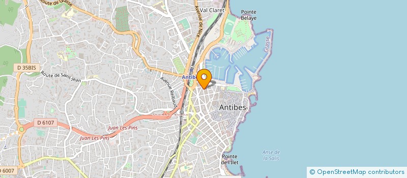localisation de l'entreprise SCI DU FORT à ANTIBES