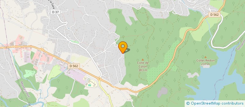 localisation de l'entreprise SCI DU FORT  MONTAUROUX