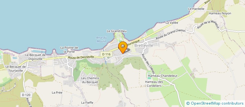 localisation de l'entreprise SCI DU FORT à BRETTEVILLE