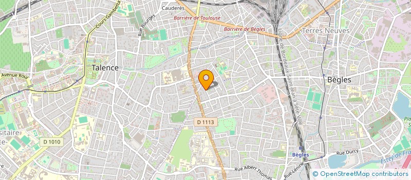 localisation de l'entreprise SCI DU FORT à BEGLES