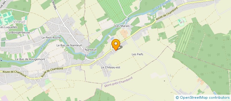 localisation de l'entreprise SCI DU FORT  HUISSEAU-SUR-COSSON