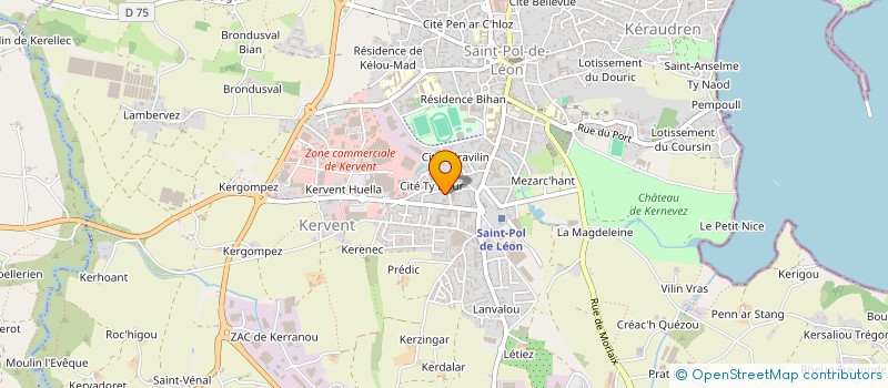 localisation de l'entreprise SCI DU FORT  SAINT-POL-DE-LEON