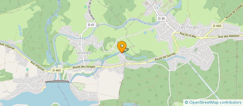 localisation de l'entreprise SCI DU FORT  SANCHEY