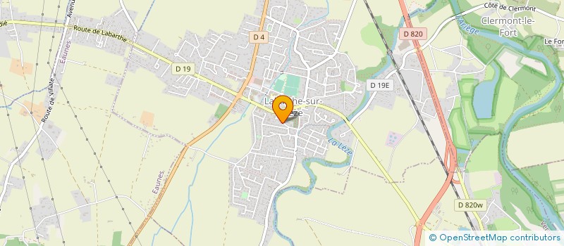 localisation de l'entreprise SCI DU FORT à LABARTHE-SUR-LEZE