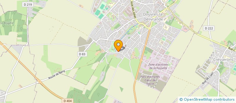 localisation de l'entreprise SCI DU FORT  DOUVRES-LA-DELIVRANDE