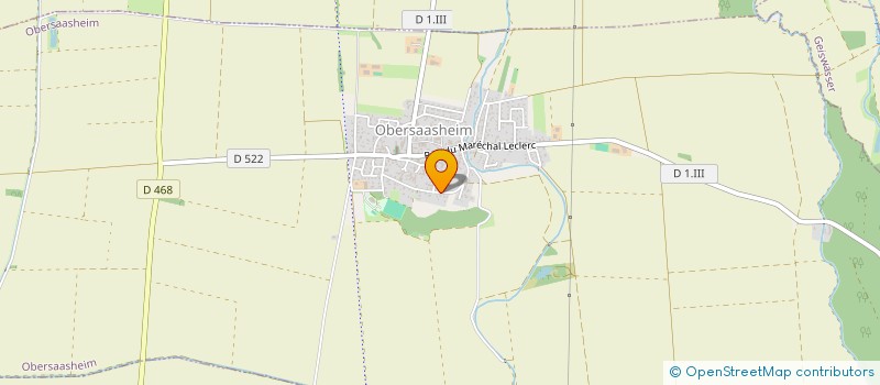 localisation de l'entreprise SCI DU FORT  OBERSAASHEIM