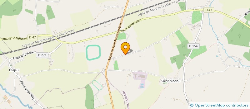 localisation de l'entreprise SCI DU FORT DE BASSEVILLE  MEZIDON VALLEE D'AUGE