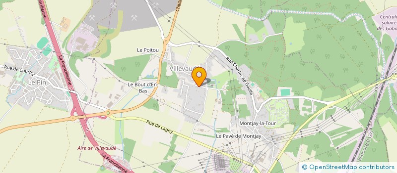 localisation de l'entreprise SCI DU FORT DE LAGNY à VILLEVAUDE