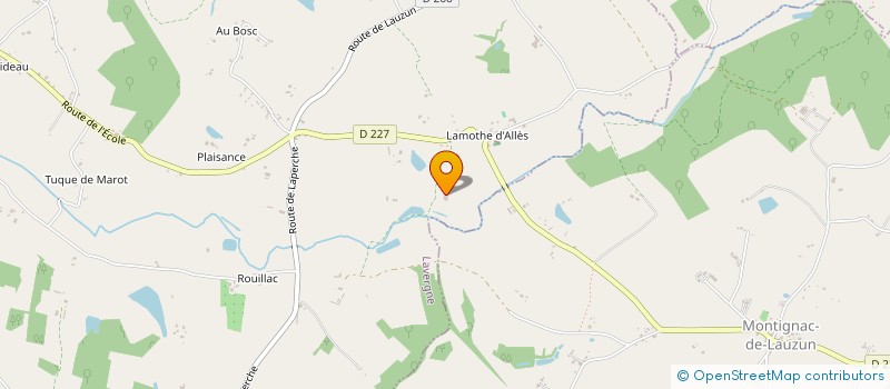 localisation de l'entreprise SCI DU FORT DE VILLE  LAVERGNE