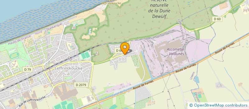 localisation de l'entreprise SCI DU FORT DES DUNES  LEFFRINCKOUCKE