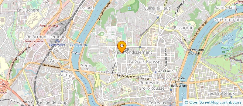 localisation de l'entreprise SCI DU FORT DU DIABLE  LYON