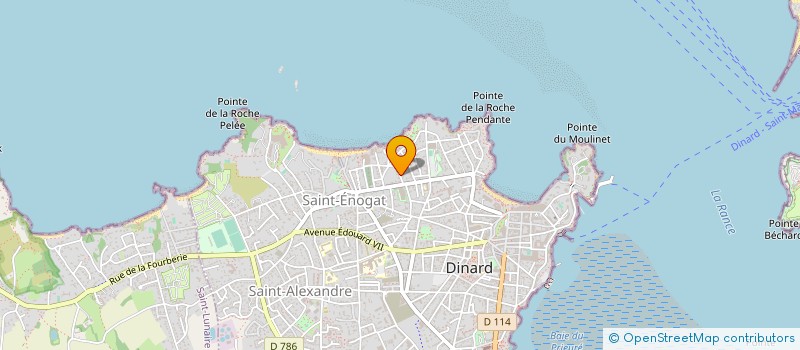 localisation de l'entreprise SCI DU FORT HARBOUR  DINARD