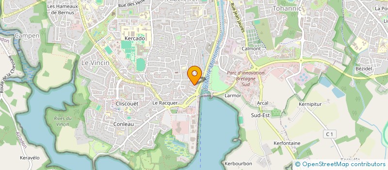 localisation de l'entreprise SCI DU FORT LACHAUX à VANNES