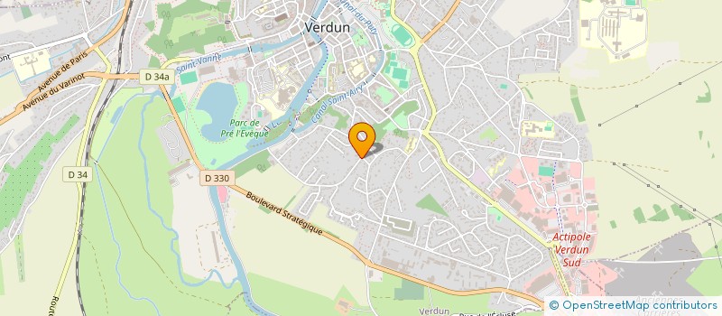 localisation de l'entreprise SCI DU FORUM à VERDUN