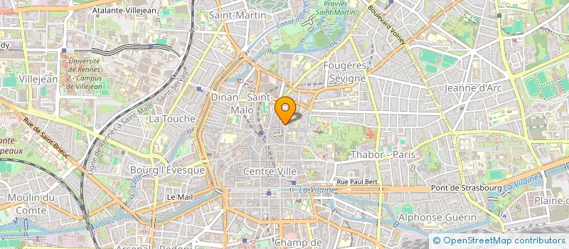localisation de l'entreprise SCI DU FORUM à RENNES