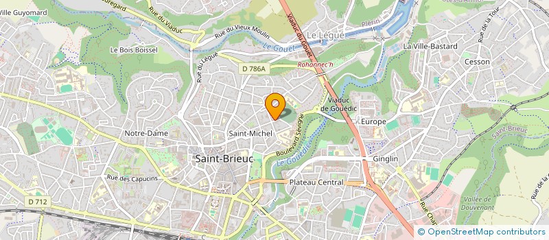 localisation de l'entreprise SCI DU FORUM à SAINT-BRIEUC