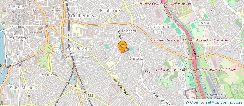 localisation de l'entreprise SCI DU FOS à TOULOUSE