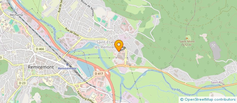 localisation de l'entreprise SCI DU FOSSARD  SAINT-ETIENNE-LES-REMIREMONT