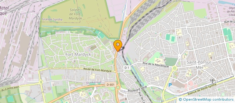 localisation de l'entreprise SCI DU FOSSE à DUNKERQUE